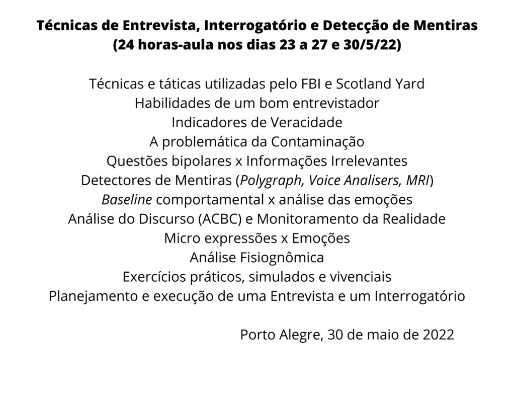 Robison Souza - Psicólogo Forense