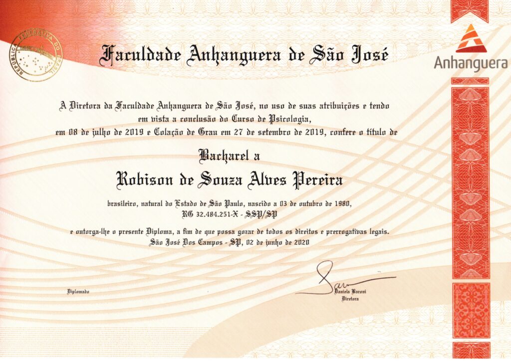Robison Souza - Psicólogo Forense